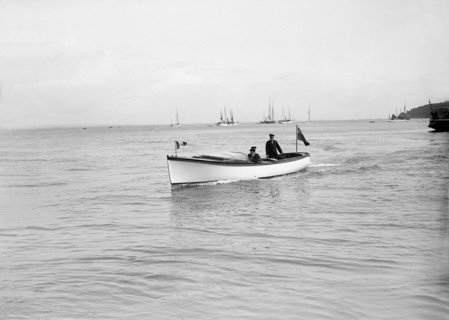 The Royal Thames Yacht Club's motor launch 'Salee Rover', 1912. Creator: Kirk & Sons of Cowes.