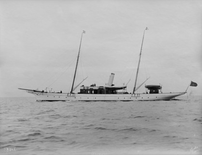 The steam yacht 'Anemone'. Creator: Kirk & Sons of Cowes.