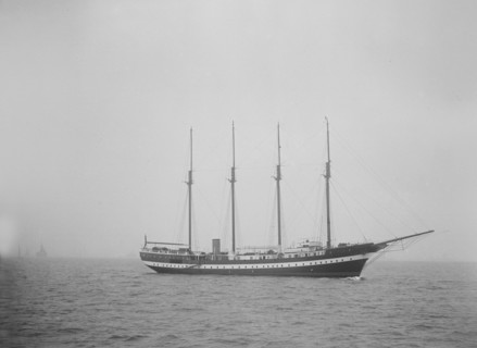 'Flying Cloud' at the Coronation Review, 1937. Creator: Kirk & Sons of Cowes.