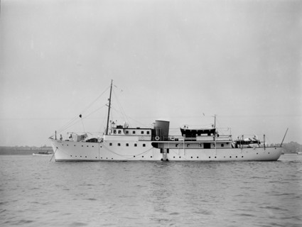 The motor yacht 'Anna Marie' at Southampton, 1934. Creator: Kirk & Sons of Cowes.