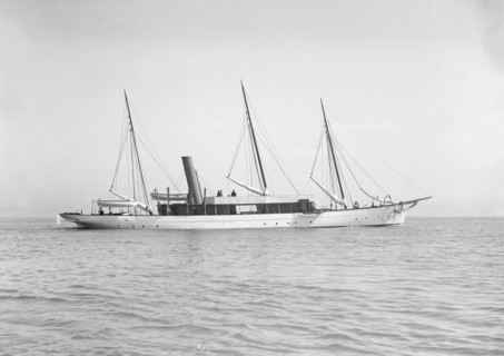 The steam yacht 'Isa', 1911. Creator: Kirk & Sons of Cowes.