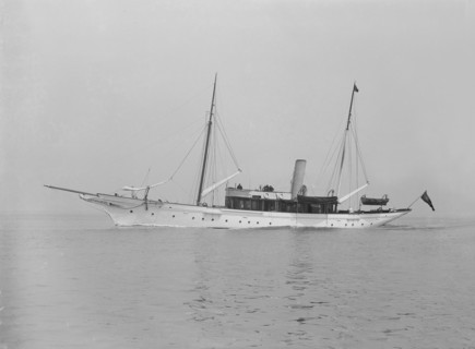 The steam yacht 'Westoe', 1911. Creator: Kirk & Sons of Cowes.