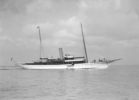 The steam yacht 'Lorna', 1911. Creator: Kirk & Sons of Cowes.