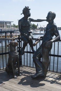 Cardiff, Mermaid Quay, 2009. Creator: Ethel Davies.