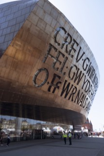 Cardiff, Millennium Centre, 2009. Creator: Ethel Davies.