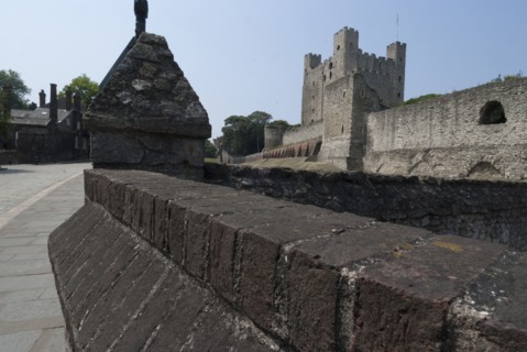 UK, Rochester, Rochester Castle, 2009. Creator: Ethel Davies.