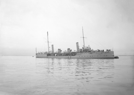 Spanish Gunboat, date unknown. Creator: Kirk & Sons of Cowes.