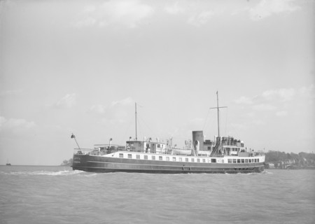 The Isle of Wight ferry 'Vecta', 1939. Creator: Kirk & Sons of Cowes.