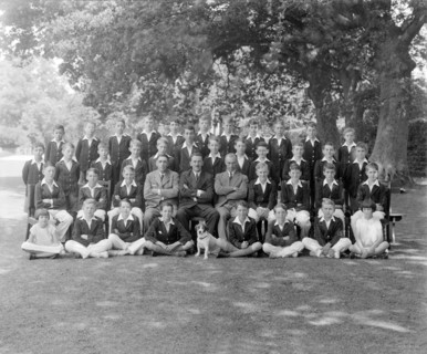 Group portrait, c1935.  Creator: Kirk & Sons of Cowes.
