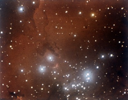 Nebulosity and star cluster in Serpens. Creator: NASA.