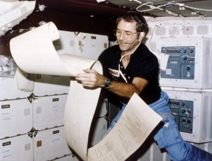 Astronaut Richard Truly, second Space Shuttle flight, November 1981. Creator: NASA.