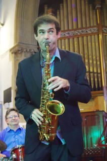 Tommaso Starace, Eastbourne Jazz Festival, Christ Church, Sept 2018. Creator: Brian O'Connor.