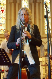 Julian Marc Stringle, Eastbourne Jazz Festival, Christ Church, Sept 2018. Creator: Brian O'Connor.