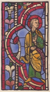 Stained glass window, 1951. Creator: Shirley Markham.