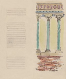 Florence leaflet, 1952. Creator: Shirley Markham.