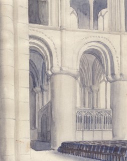'Hereford Cathedral', 1951. Creator: Shirley Markham.