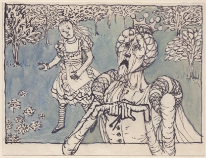 Alice and the White Queen, 1953. Creator: Shirley Markham.