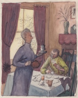 Boarding house landlady, 1952. Creator: Shirley Markham.