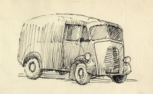 Van, 1951. Creator: Shirley Markham.