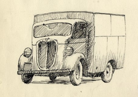Lorry, 1951. Creator: Shirley Markham.