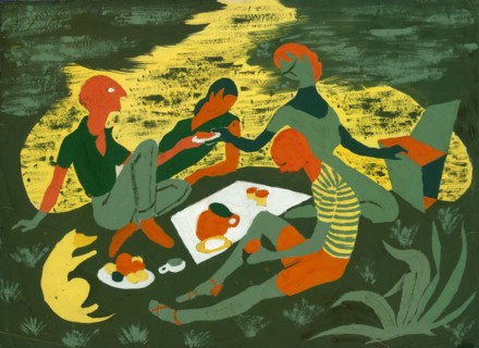 Picnic, c1950. Creator: Shirley Markham.