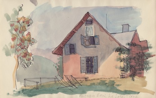 'Rifugio Boni, Le Sole, Tione', c1950.  Creator: Shirley Markham.