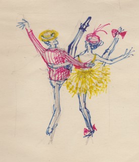 Couple dancing, c1950. Creator: Shirley Markham.