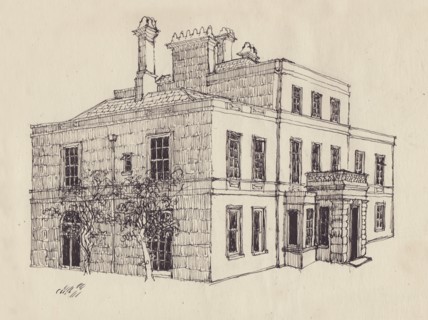 Georgian house, c1950. Creator: Shirley Markham.