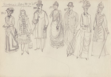 Historical costume, c1950. Creator: Shirley Markham.
