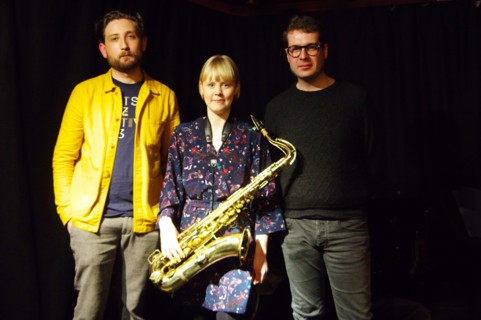 Ferg Ireland, Helena Kay and David Ingamells, Verdict Jazz Club, Brighton, E. Sussex, 15 Dec 2018. Creator: Brian O'Connor.