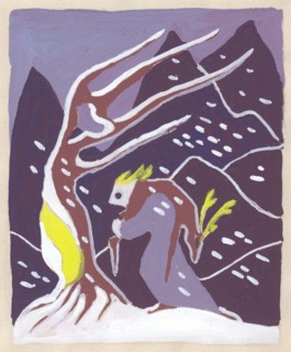 Winter study, c1950. Creator: Shirley Markham.