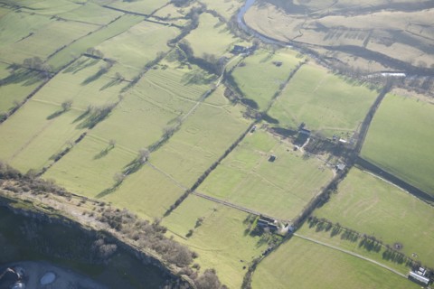 Stack stands, Greta Valley, County Durham, 2014
