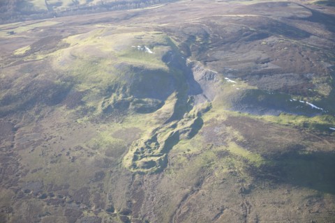 Quarrying and mining, Reeth Low Moor, North Yorkshire, 2014