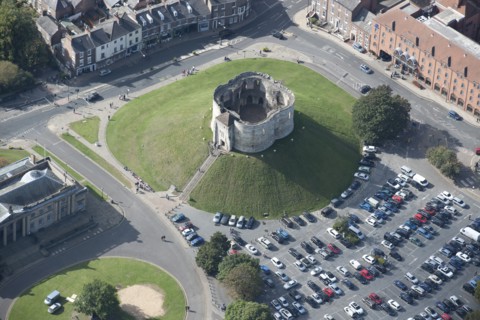 York Castle and Clifford's Tower, North Yorkshire, 2014