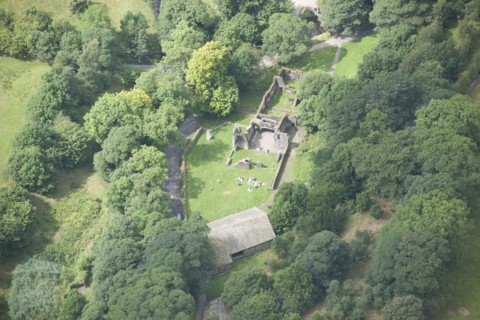 Ruins of Wycoller Hall, near Trawden, Lancashire, 2014