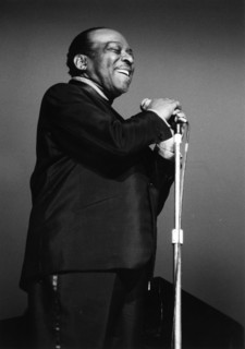 Count Basie on stage, 1970s.