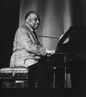 Count Basie on stage, 1960s.