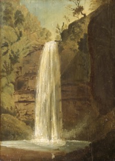 Sgwd yr Henryd, Vale of Neath, 1819.
