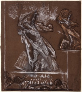 Figure Study for a War Memorial, c1920.