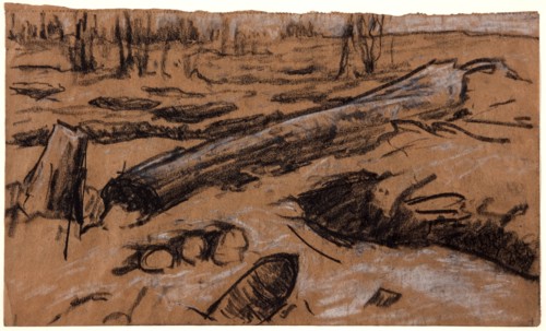 A Fallen Tree, c1914.
