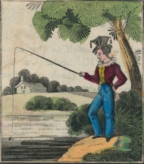 George angling', late 18th-early 19th century.