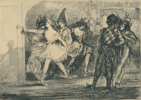 'Entrée Au Scene', c1904, (1935).  Creator: Charles Conder.
