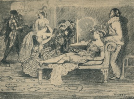 'The Green Room', c1904, (1935).  Creator: Charles Conder.