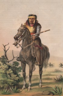 'Lipan-Warrior', c1857. Creator: Sarony & Co.