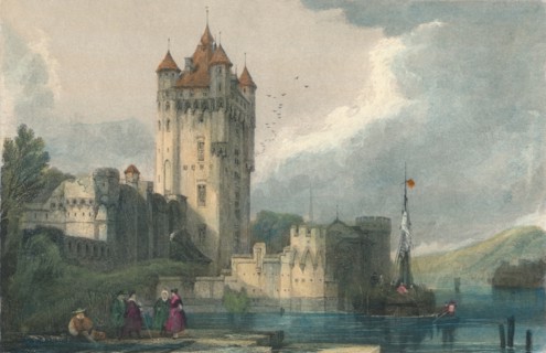 The Gothic Towers of Ellfeld', c1834.