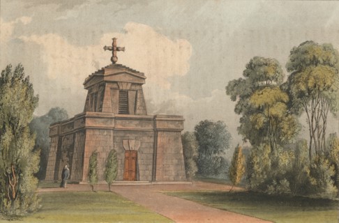 Mausoleum at Trentham', 1824.