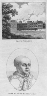 Jesus College; John Alcock Bishop of Ely', 1801.