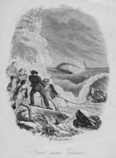 Frank rescues Colman', c1850.