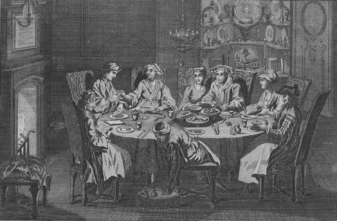 The Passover of the Portuguese Jews', c1730s.
