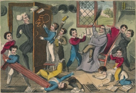 The Schoolmaster Abroad', 1832.